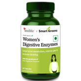andMe x Smart Greens Women’s Digestive Enzymes Supplement Capsules | Vitamin B12 & Zinc Supplements for Women | Metabolism Booster | Relieve Gas & Reduce Bloating | Improve Focus | 1 box (60 Capsules)